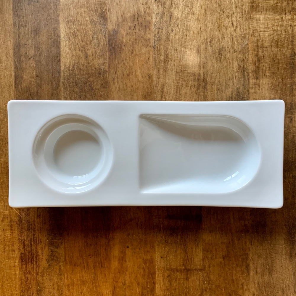 Fortessa "Fortaluxe" Porcelain Spoon Rest or Appetizer Plate | Germany